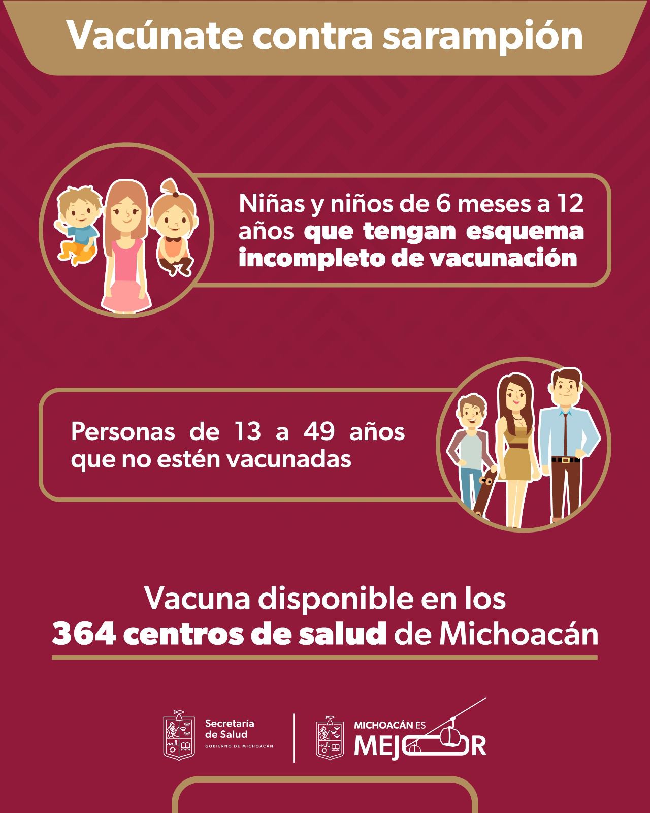 ¿No estás seguro si debes vacunarte del sarampión? La SSM te explica quiénes deben acudir