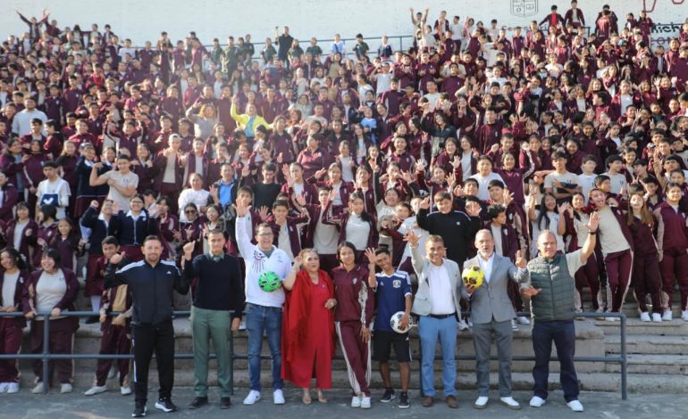 Arranca el Mundialito Escolar en Michoacán: Gabriela Molina