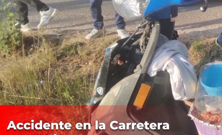 Accidente en la Carretera San Felipe-Angangueo deja dos personas lesionadas