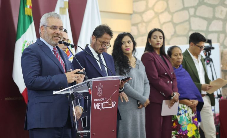 Agua garantizada para 300 mil morelianos; Bedolla anuncia nueva planta potabilizadora de 500 mdp