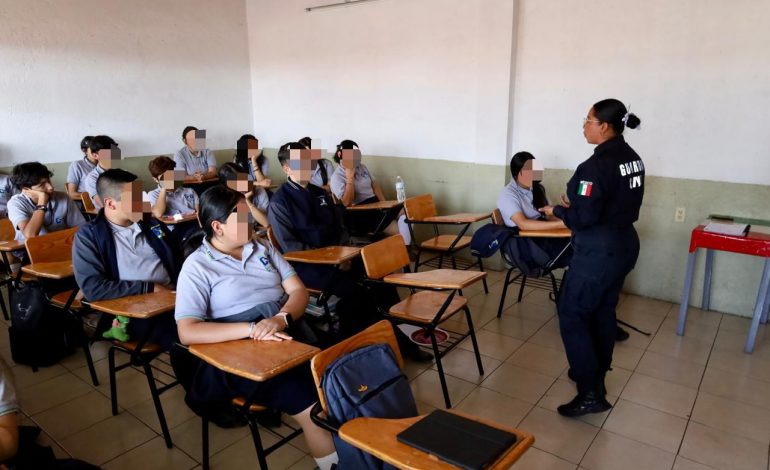 SSP promueve entornos escolares más seguros con estrategia de prevención del delito