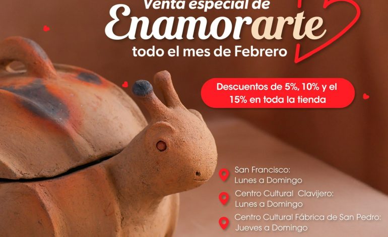 Celebra el mes del amor aprovechando los descuentos de la Casa de las Artesanías