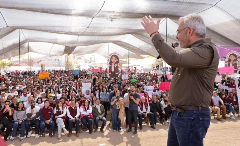 Bedolla destaca grandeza de Morena; más de 11 millones de mexicanos defienden la soberanía nacional 
