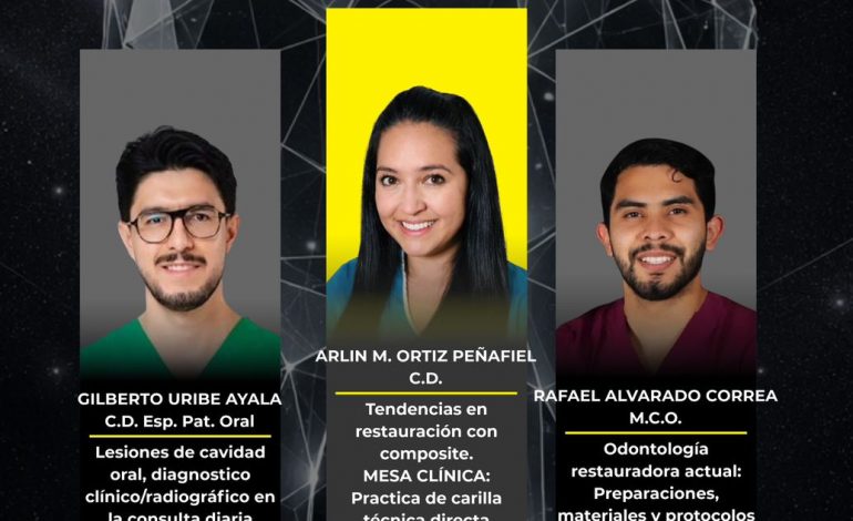 Celebración del Día del Odontólogo en Ciudad Hidalgo, con conferencias clínicas.