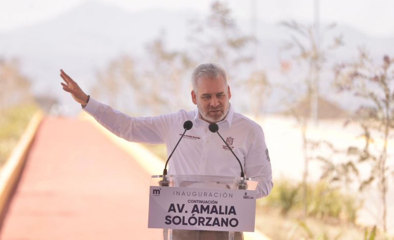 Michoacán construye un mejor Morelia; Bedolla inaugura segunda ampliación de la av. Amalia Solórzano.