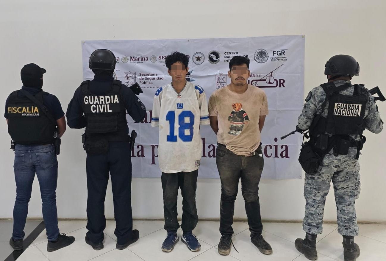 Operativos del Plan Michoacán dejan cuatro detenidos por homicidio y privación de la libertad en Uruapan.