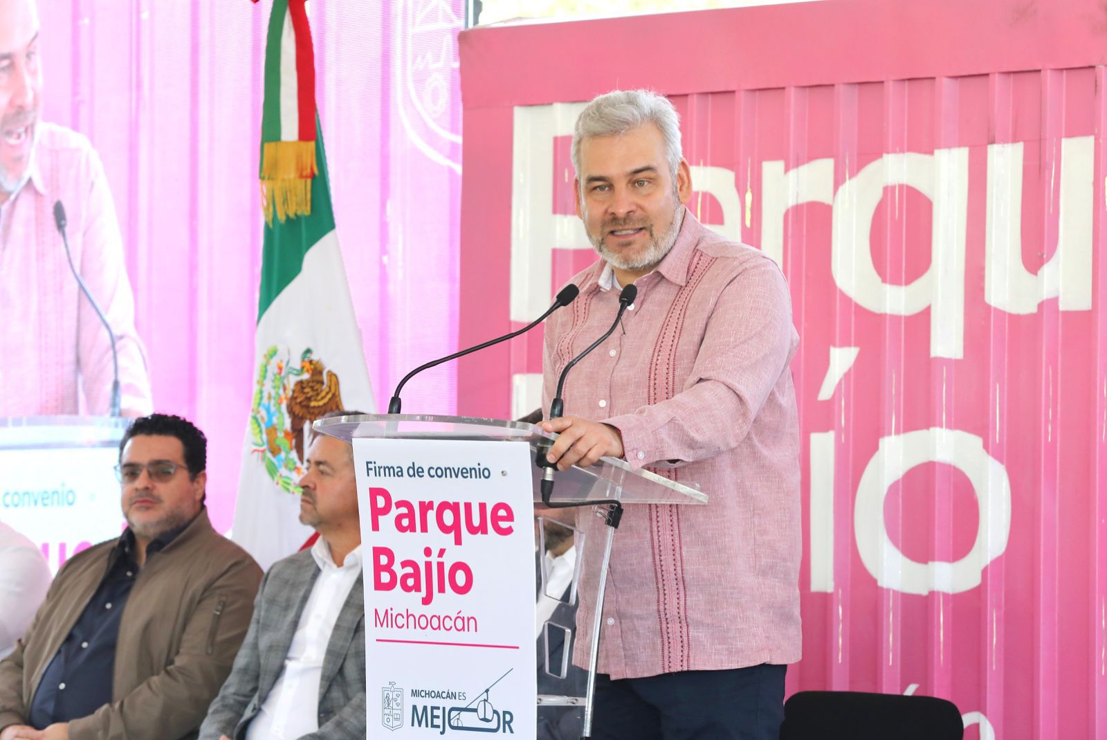 Con el Parque Bajío, Michoacán encabeza estrategia nacional de industrialización: Bedolla.