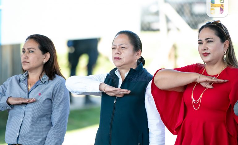 Avances para la Educación: Jeovana Alcántar Inaugura la Techumbre de la Telesecundaria José María Pino Suárez en Mata de Pinos, Mejorando el Espacio Educativo para Más de 200 Estudiantes.
