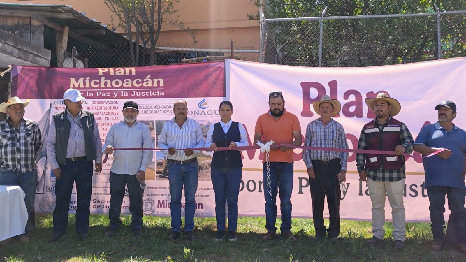 Conagua rehabilita infraestructura de riego en 6 municipios del oriente michoacano.