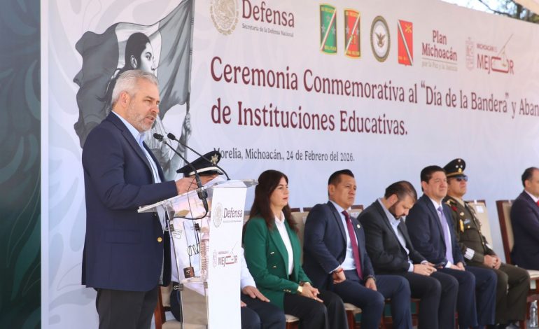 “Cooperación sí, sumisión no”: Bedolla respalda estrategia de Sheinbaum y reconoce valentía del Ejército.