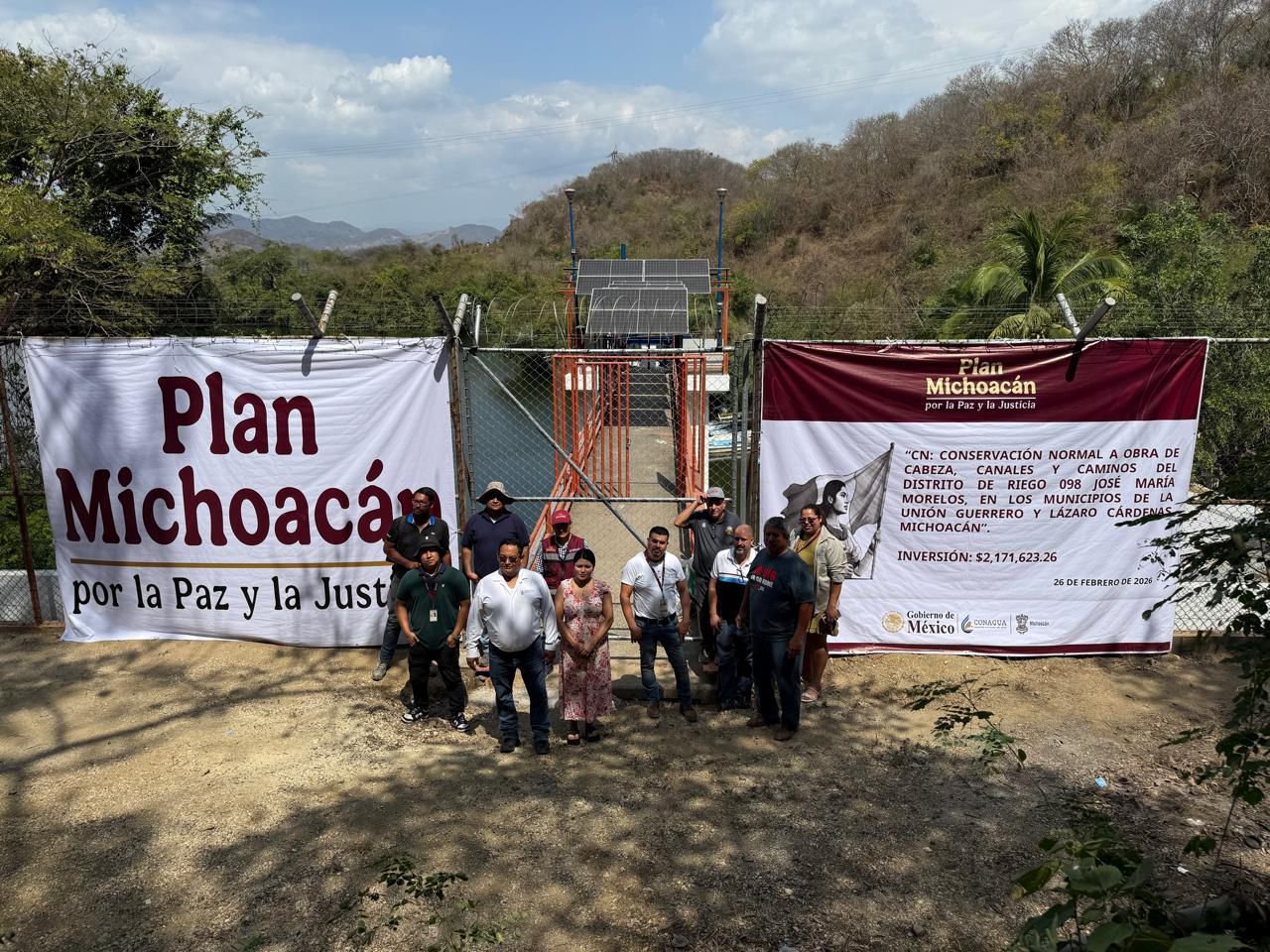 Con inversión de 2.1 mdp, Conagua asegura el riego de casi 7 mil hectáreas en Lázaro Cárdenas.