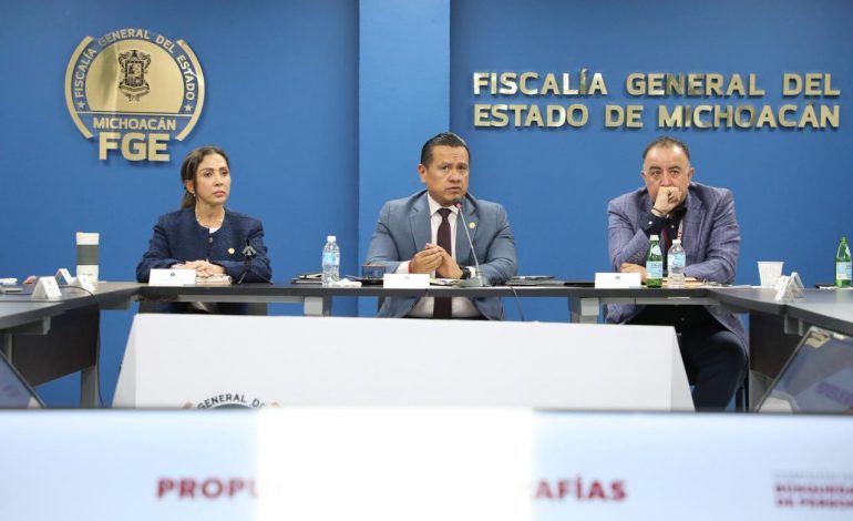 Torres Piña fortalece desde la FGE coordinación institucional para la búsqueda de personas en Michoacán