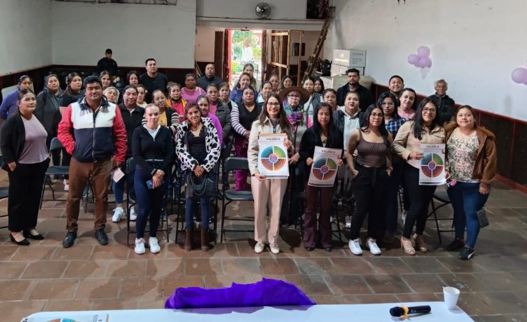 Por instrucción del Fiscal Torres Piña, FGE capacita en derechos humanos y prevención de la violencia contra las mujeres en Erongarícuaro