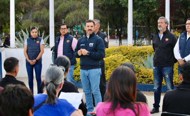 Seguiremos apostando a la prevención para cuidar a las familias de Morelia: Yankel Benítez