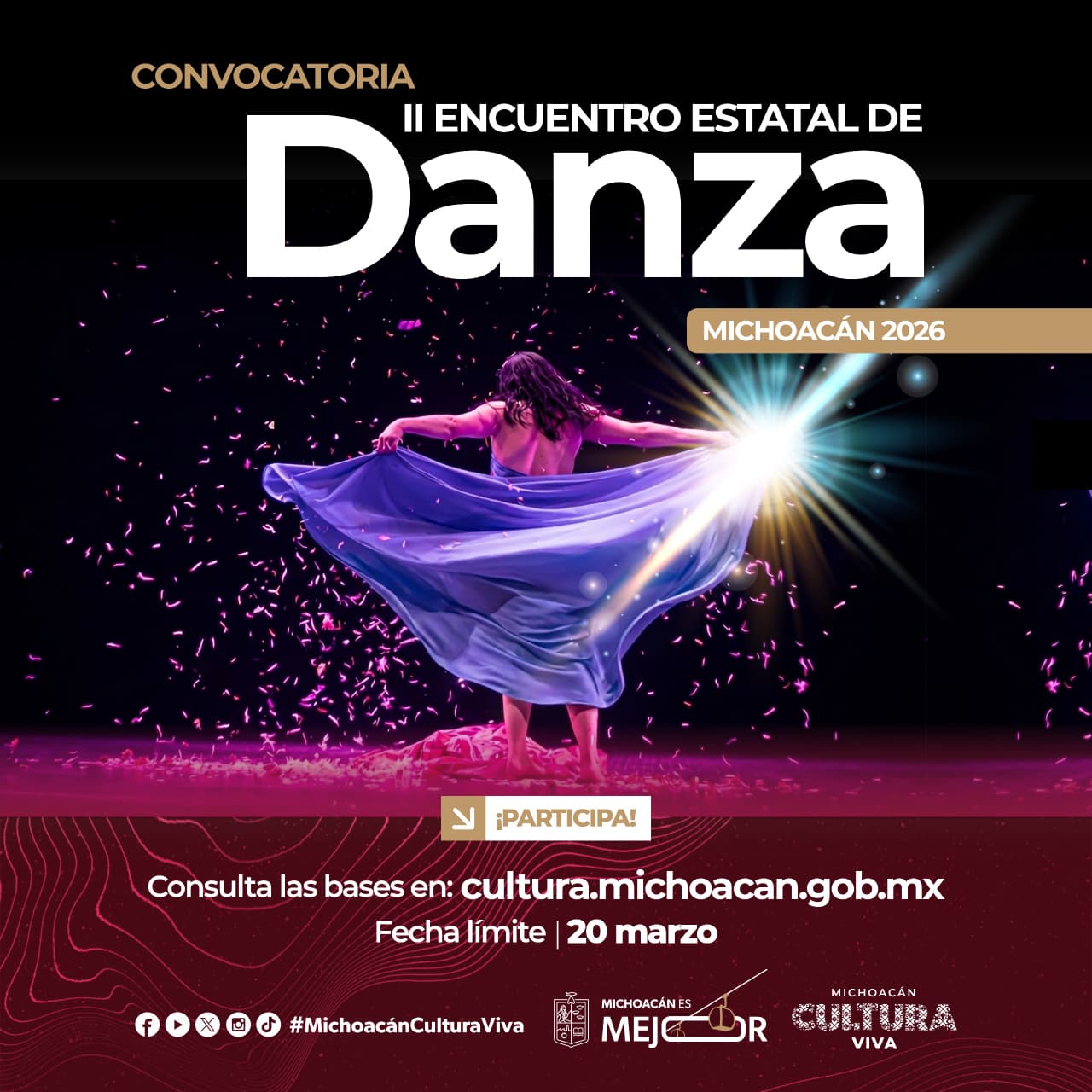 ¡Michoacán baila! Convocatoria abierta para el II Encuentro Estatal de Danza: Secum