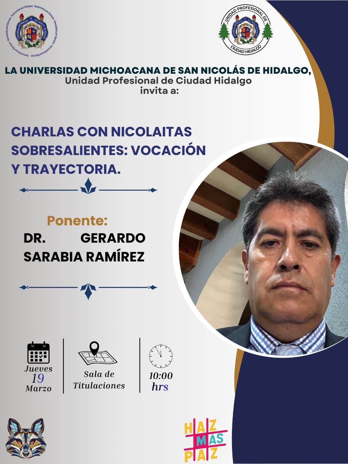 En Unidad Profesional continúan las “Charlas con Nicolaítas Sobresalientes