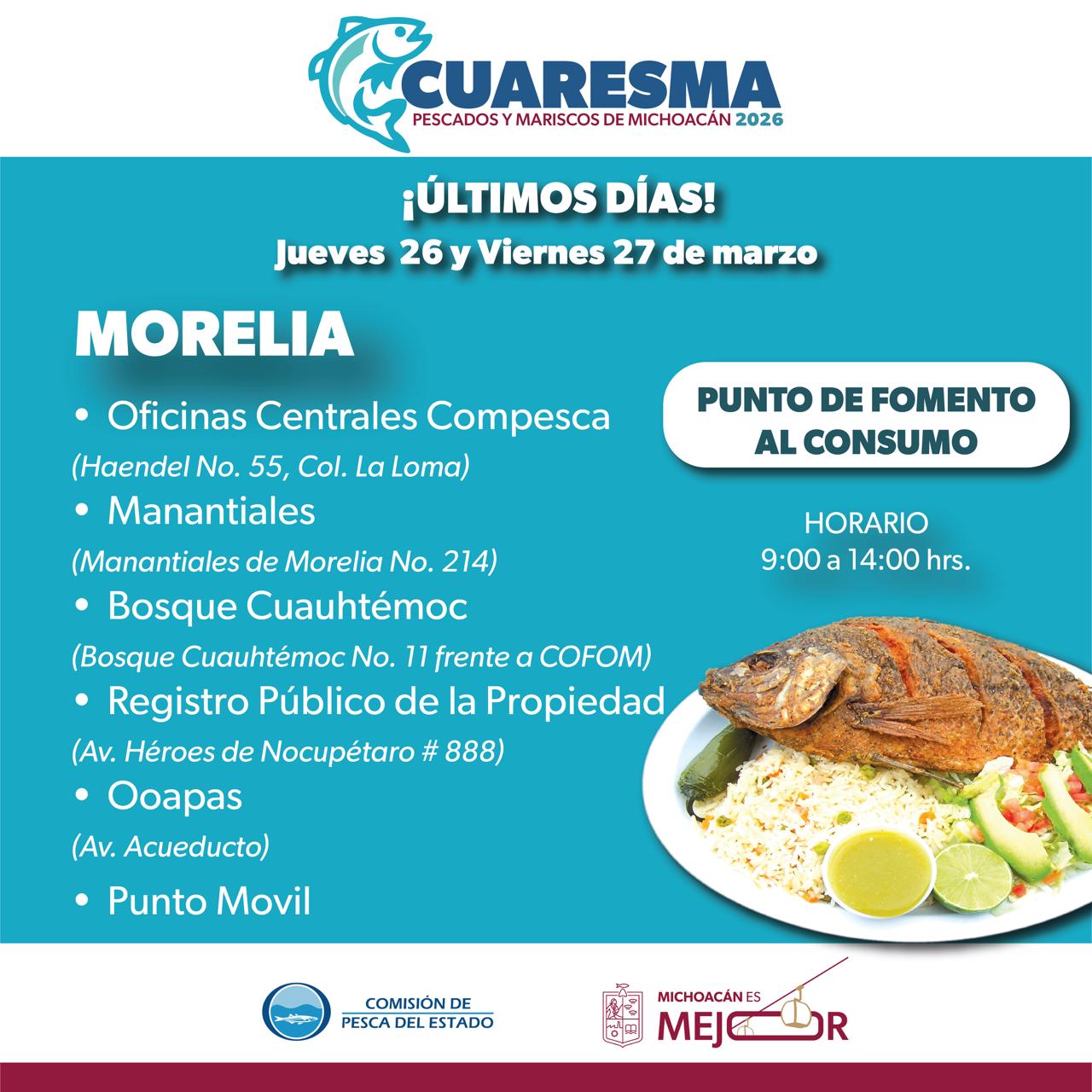 Compra pescados y mariscos a buen precio en los puntos de venta de Compesca