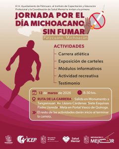 SSM realizará carrera atlética para fomentar entornos libres de humo en Pátzcuaro