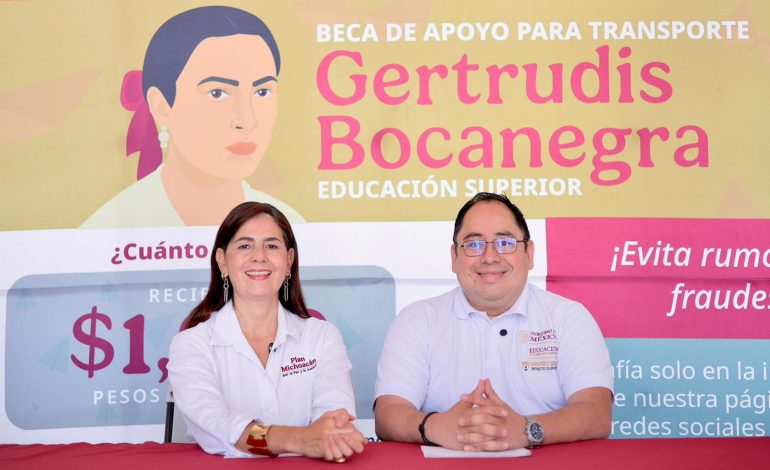 Se reabre registro para Beca Gertrudis mañana 23 de marzo: Gabriela Molina