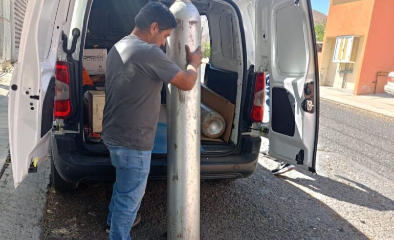 Ceac asegura y destruye contenedores de gas cloro en Tarímbaro