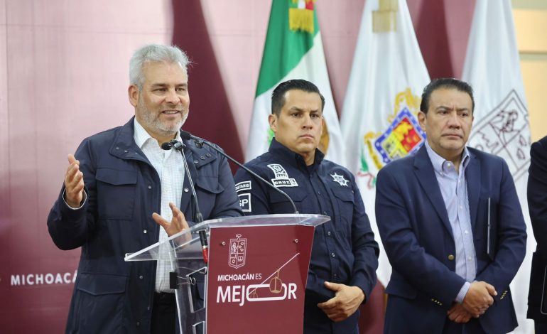 Desplegados más de 2 mil Guardianes del Camino para blindar Semana Santa en Michoacán: Bedolla