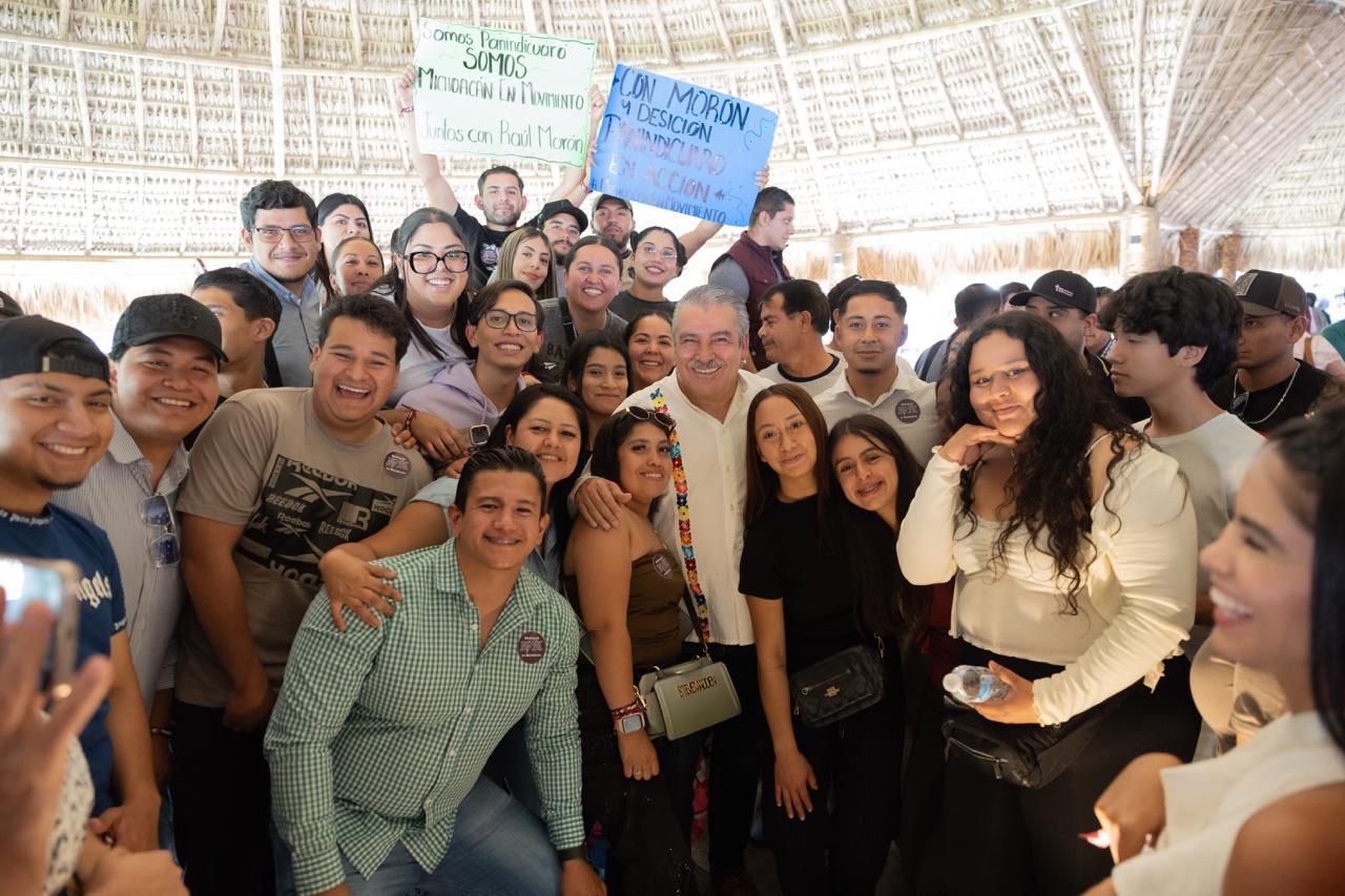“El poder de la juventud es el factor para consolidar la transformación de Michoacán”: Morón