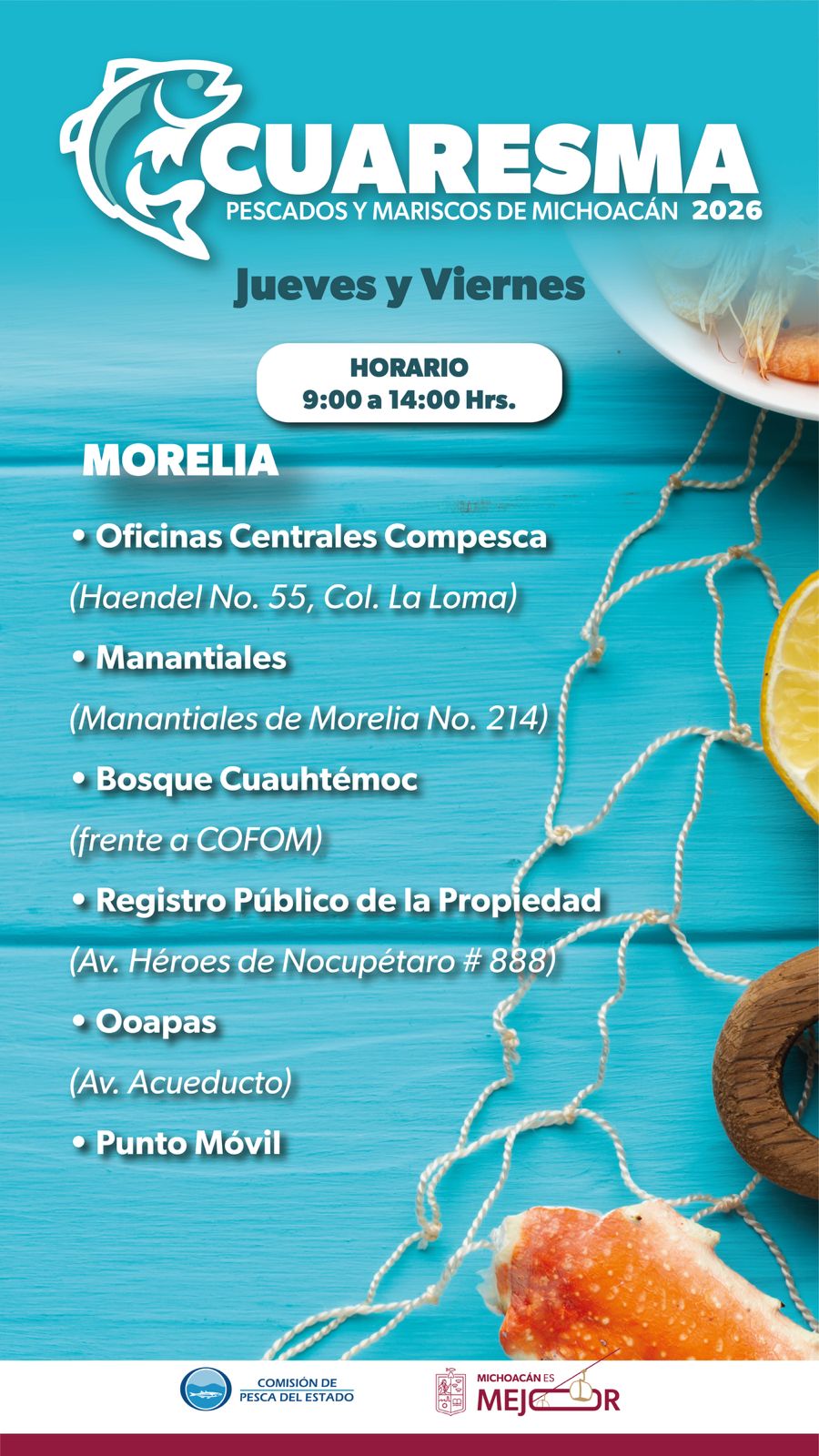 Ahorra en esta Cuaresma, compra pescados y mariscos directo del productor, te decimos dónde