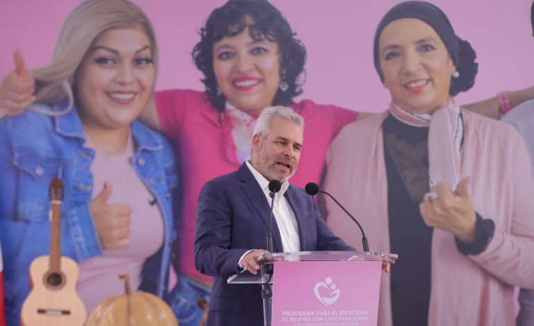 Fortalece Michoacán atención integral a más de 2 mil 900 mujeres con cáncer: Bedolla