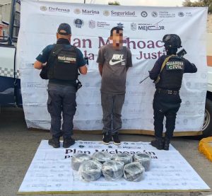 Detenido un hombre con 7 kg de marihuana en Jacona