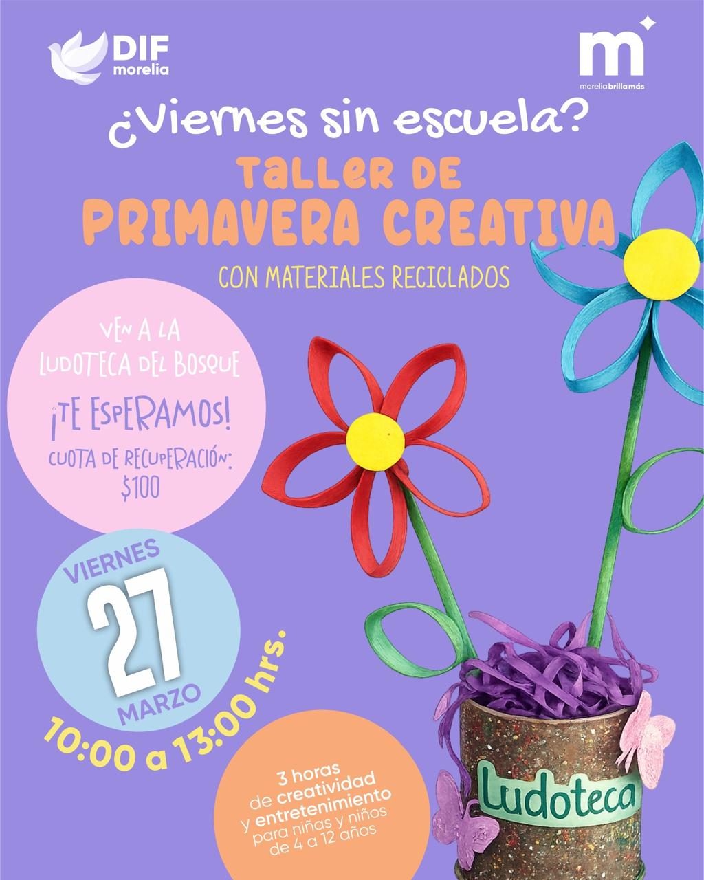 DIF Morelia ofrece talleres en viernes de Consejo Técnico