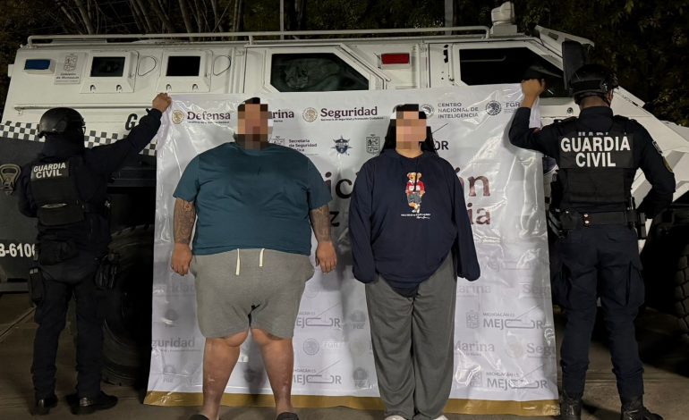 En acción interinstitucional, detienen en Apatzingán a presunto operador regional vinculado a extorsión y homicidios