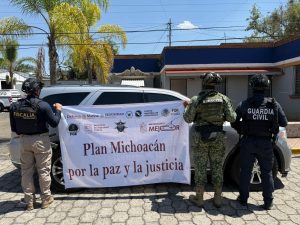 SSP y Defensa detienen a 6 personas y aseguran 10 armas en Morelia