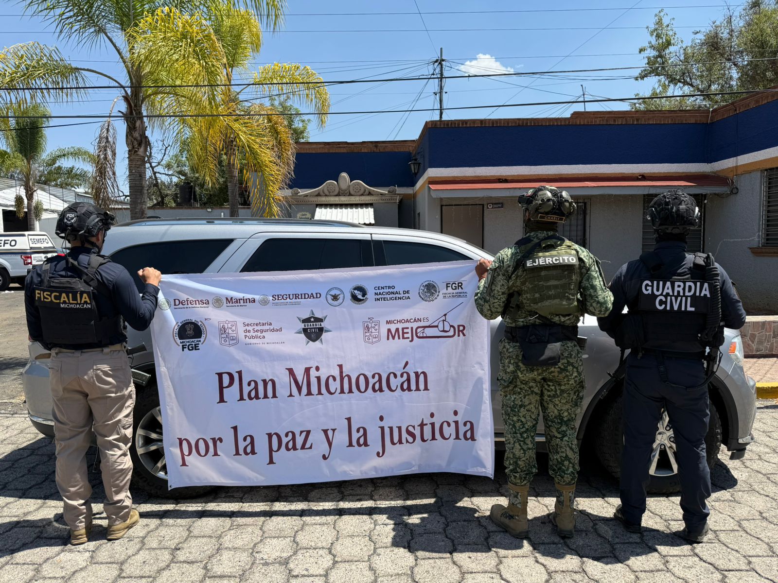 SSP y Defensa detienen a 6 personas y aseguran 10 armas en Morelia