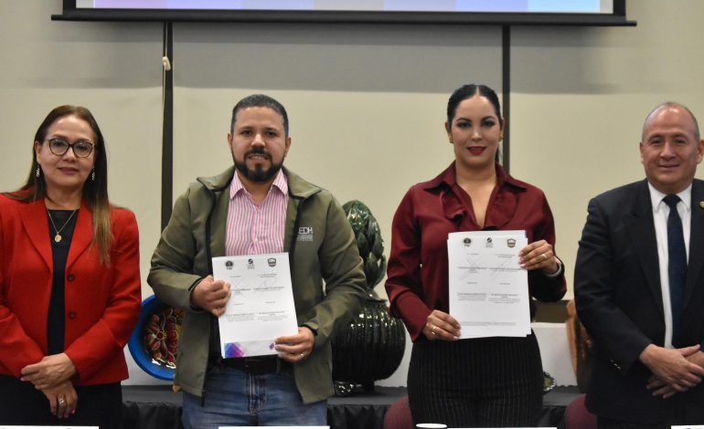FECC y CEDH firman convenio para fortalecer combate a la corrupción y protección de derechos humanos
