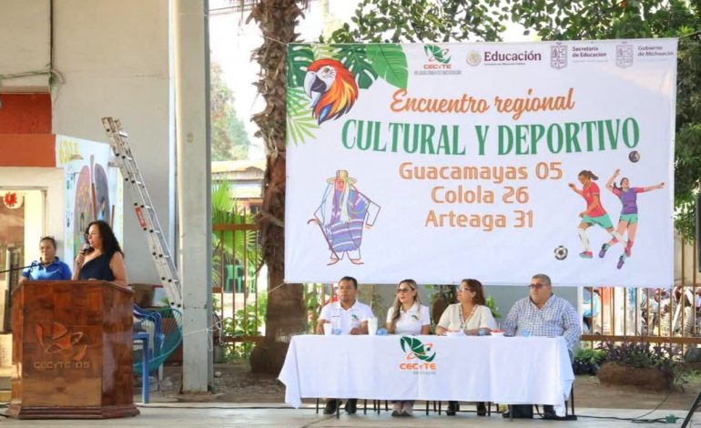 Arrancan jornadas regionales deportivas y culturales del Cecytem