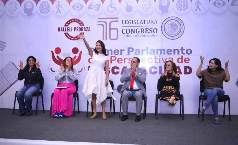 Primer Parlamento con Perspectiva con Discapacidad representa una deuda histórica: Nalleli Pedraza