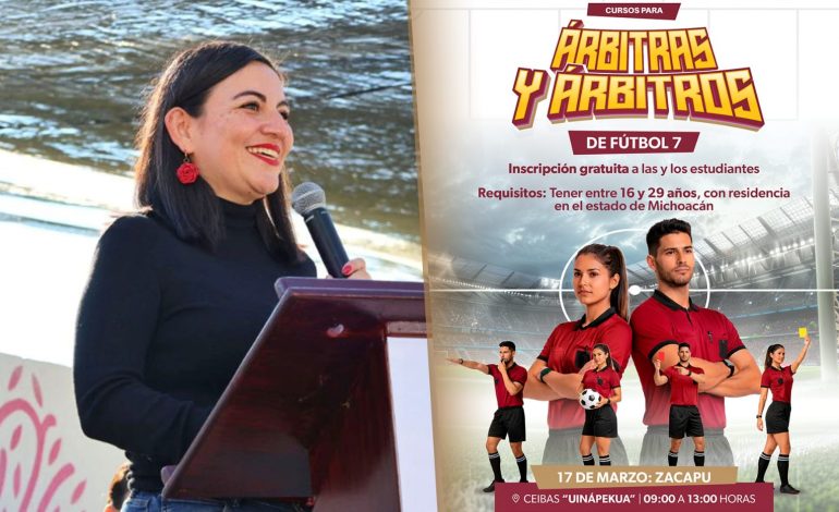 Sedebi promueve la participación juvenil en arbitraje de fútbol 7