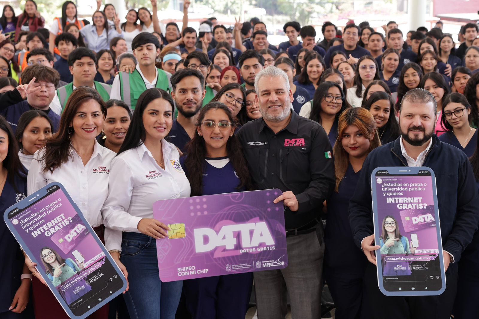 Antes era un gasto, hoy es un derecho; con internet gratis Bedolla transforma educación pública.
