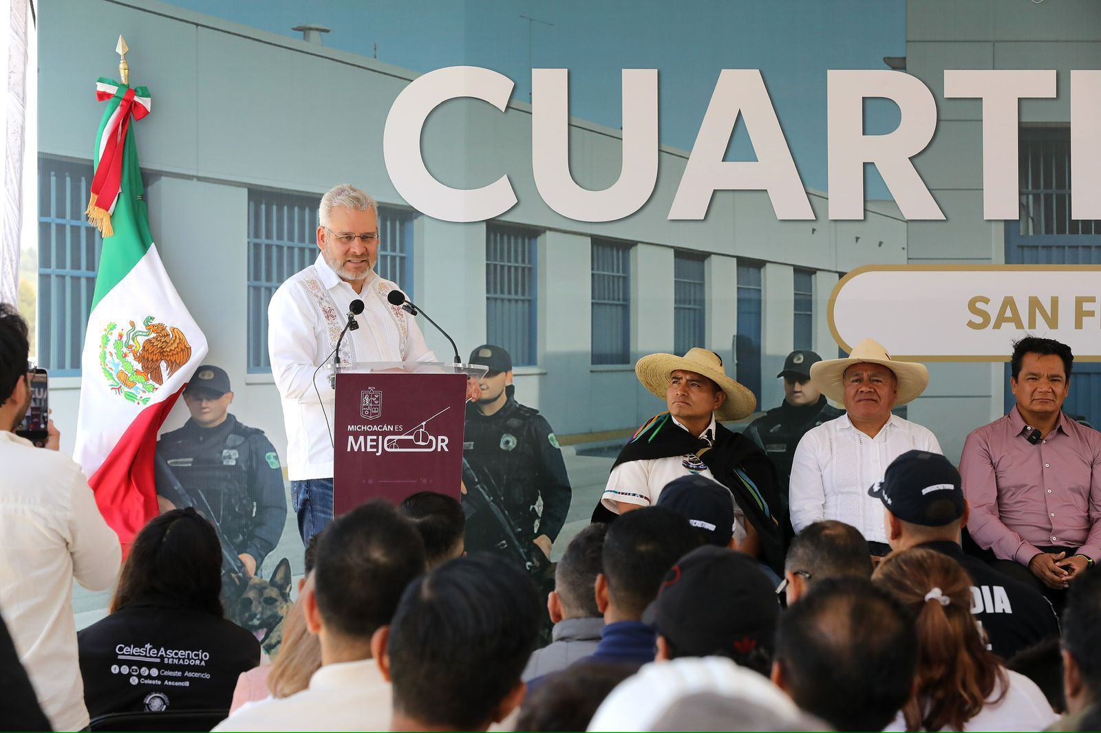 Cuartel Kuarichas, eje de capacitación y coordinación operativa para la Meseta Purépecha: Bedolla.