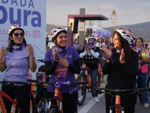 Las mujeres rodamos seguras en Av. del Molcajete: Gladyz Butanda.