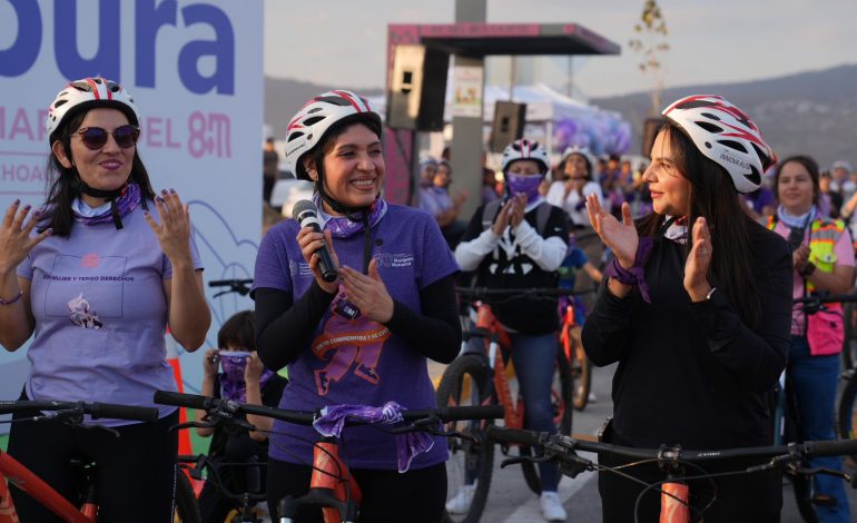 Las mujeres rodamos seguras en Av. del Molcajete: Gladyz Butanda.