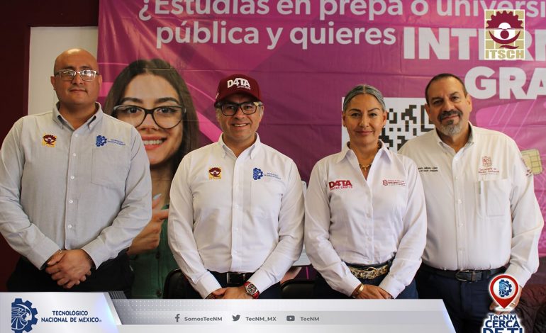 Entrega de chips en el ITSCH del programa D4TA fortalece la inclusión digital en Michoacán.