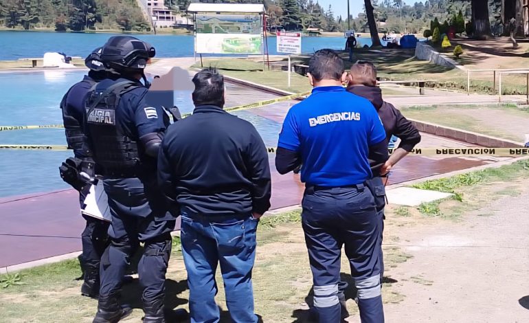 Fallece menor de edad tras caer en alberca de balneario Laguna Larga en Ciudad Hidalgo.