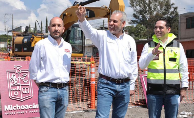 Bedolla ejecuta paquete de obras por cerca de 10 mil mdp para modernizar Morelia.