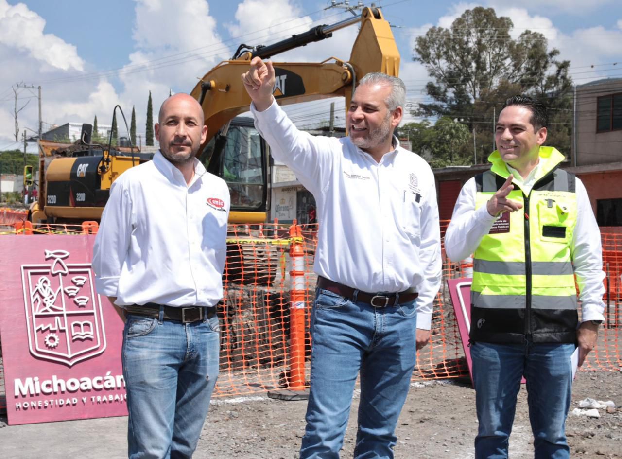 Bedolla ejecuta paquete de obras por cerca de 10 mil mdp para modernizar Morelia.