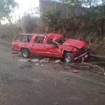 Volcadura en el Circuito Sur de&nbsp; Cd. Hidalgo deja a una persona lesionada.