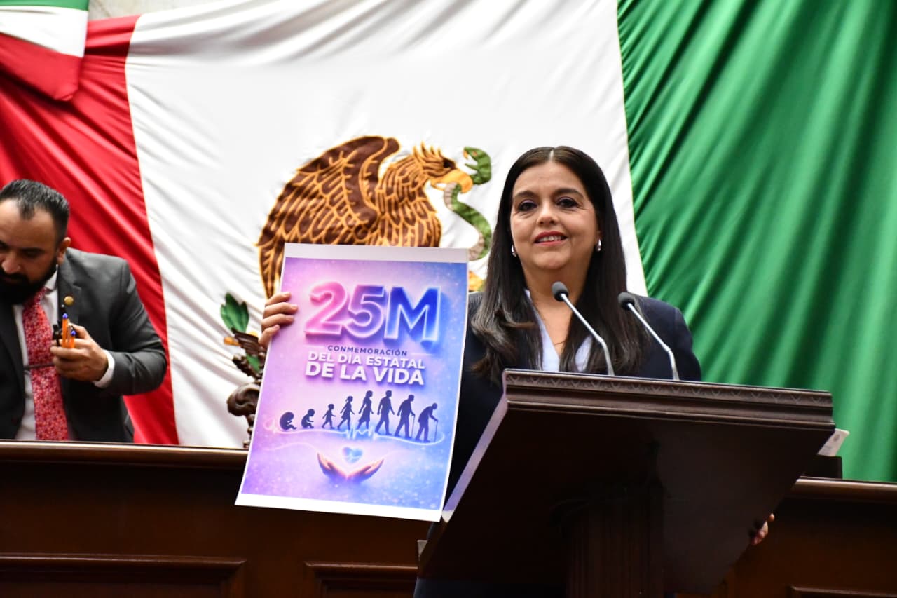 Proponen diputados del PAN declarar el 25 de marzo como Día Estatal de la Vida.