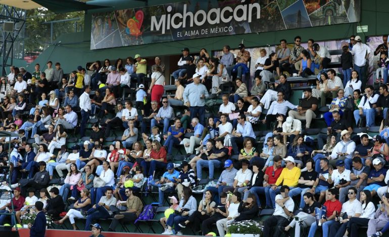 Vibrante tercera jornada del torneo de tenis Morelia Open: Sectur.