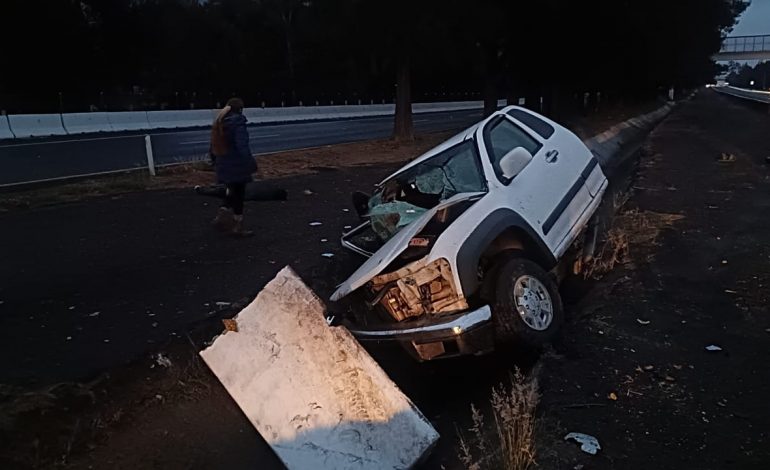 Accidente en la autopista México–Guadalajara deja cuatro lesionados en Maravatío.