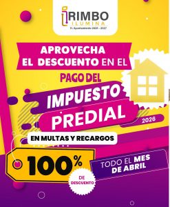 Gobierno de Irimbo anuncia condonación de multas y recargos del predial durante abril